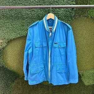 Vintage Mighty-Mac Multi  Pocket Light Jacket Large